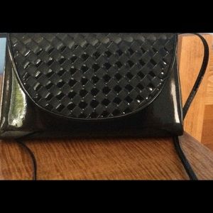 Black dress purse.